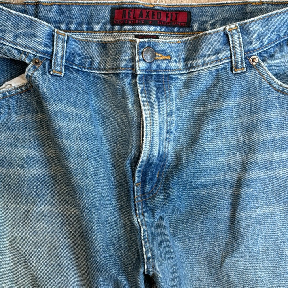 Vintage Steve & Barrys Jeans Relaxed Fit Y2K Men’s 36x34 - Picture 7 of 8